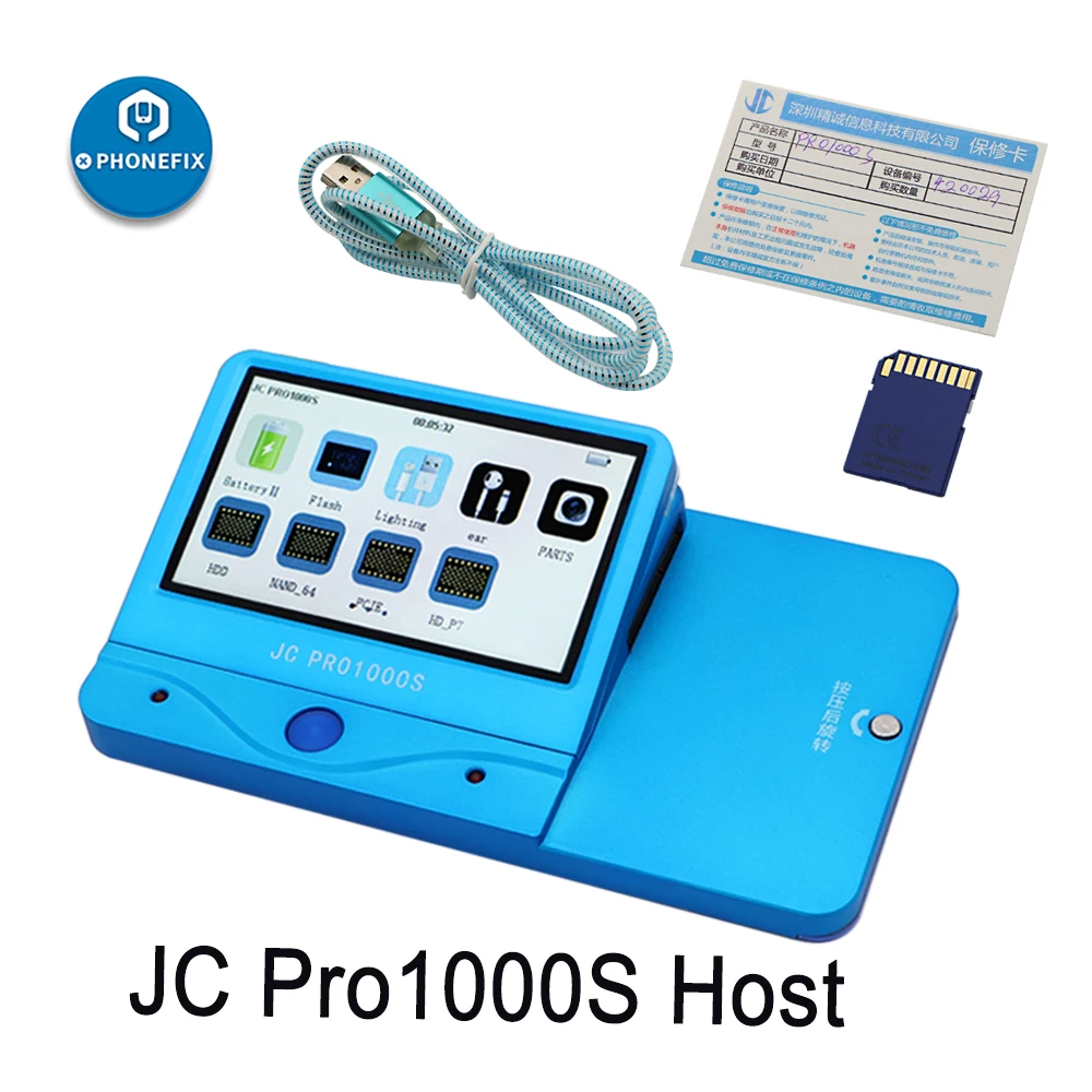 JC Pro1000S для iPad 4 5 6 неудаляемый NAND программатор HDD чтение записи серийный номер Air 1 2