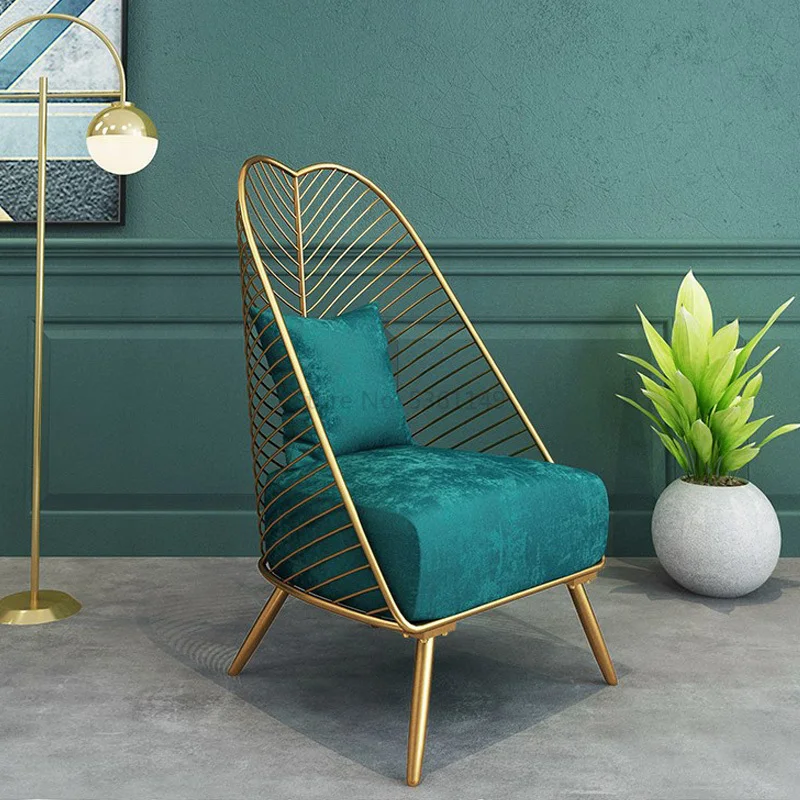 

Кресло для дивана в скандинавском стиле Tieyi, современный простой сетчатый креативный стул с подъемом красного цвета, с одной спинкой