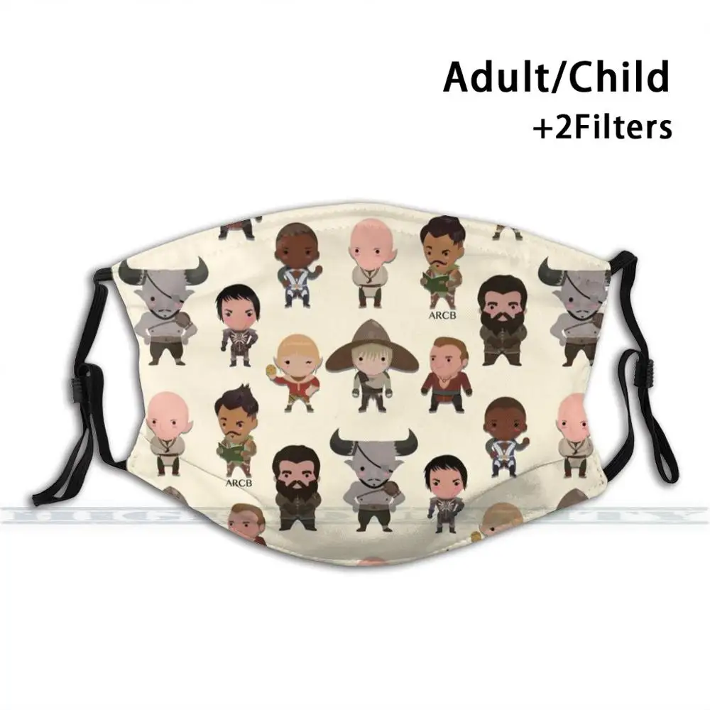 Cutequisition многоразовая маска для лица с защитой от дымки Пылезащитная фильтрами