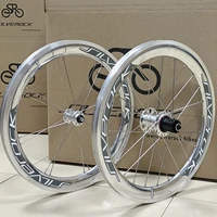 silverock alloy wheelset 20in 406 451 rim caliper brake 4cm high profile 74 100 130 135 11s for folding bike minivelo wheels