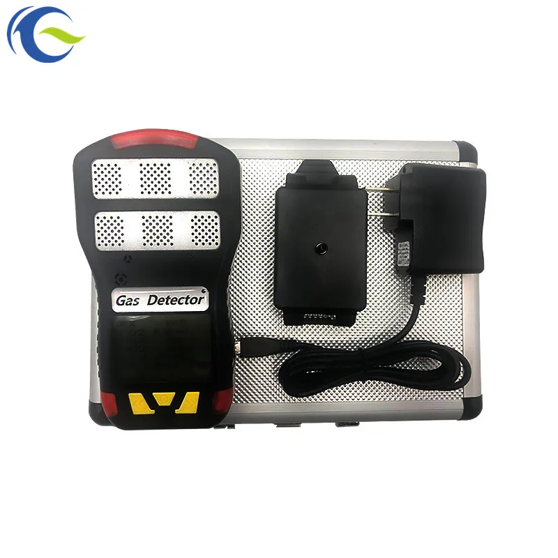 

Biogas use portable 6 in 1 gas detector CH4 CO H2S O2 CO2 NH3 analyzer