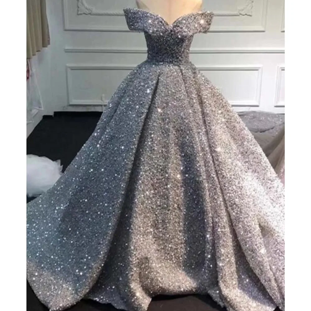 

Evening Prom Dresses 2022 Elegant Woman Celebrity Party Night Muslim Ball Gown Gold Long Plus Size Dresses