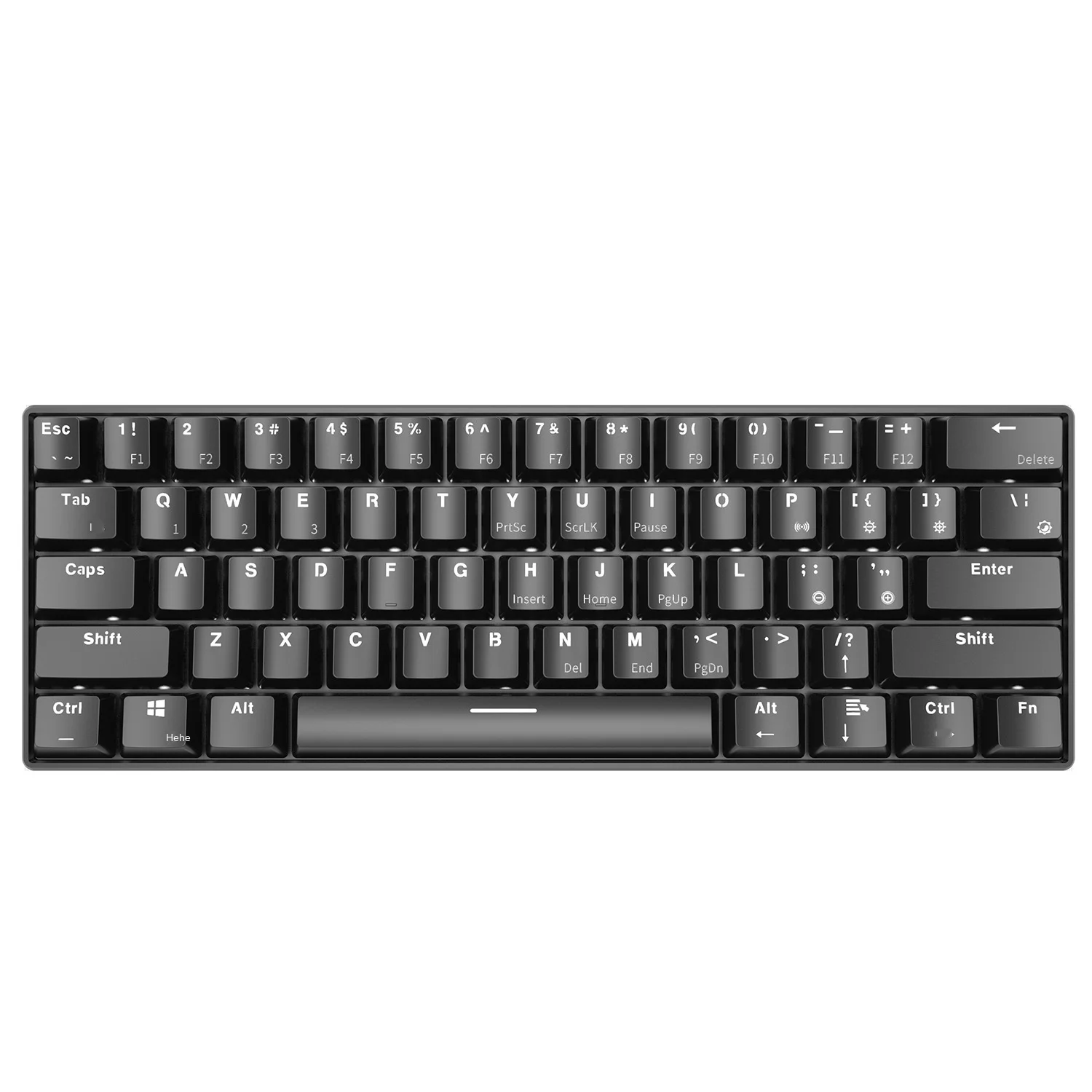 Ajazz I610T синий/черный/красный коммутатор 61 Ключи Bluetooth подключения USB механическая