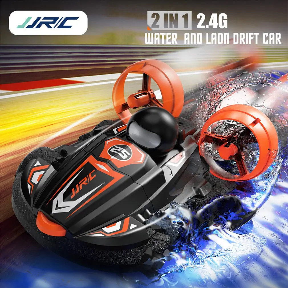 JJR/C Q86 2 4G 2-в-1 амфибия дрейф автомобиль RC на воздушной подушке Скорость лодка