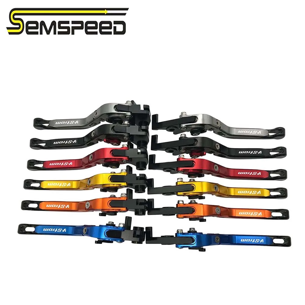SEMSPEED для Suzuki DL1000/V-STROM/XT 2002-2019 2020 складной выдвижной рычаг сцепления мотоцикла с