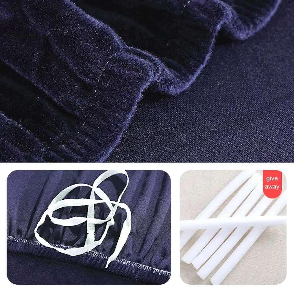 

Plush Sofa Cover Velvet Stretch Thick Solid Color Sofa Cover Living Room Armchair Cover L-Shaped Seat Cover Washable Furniture P