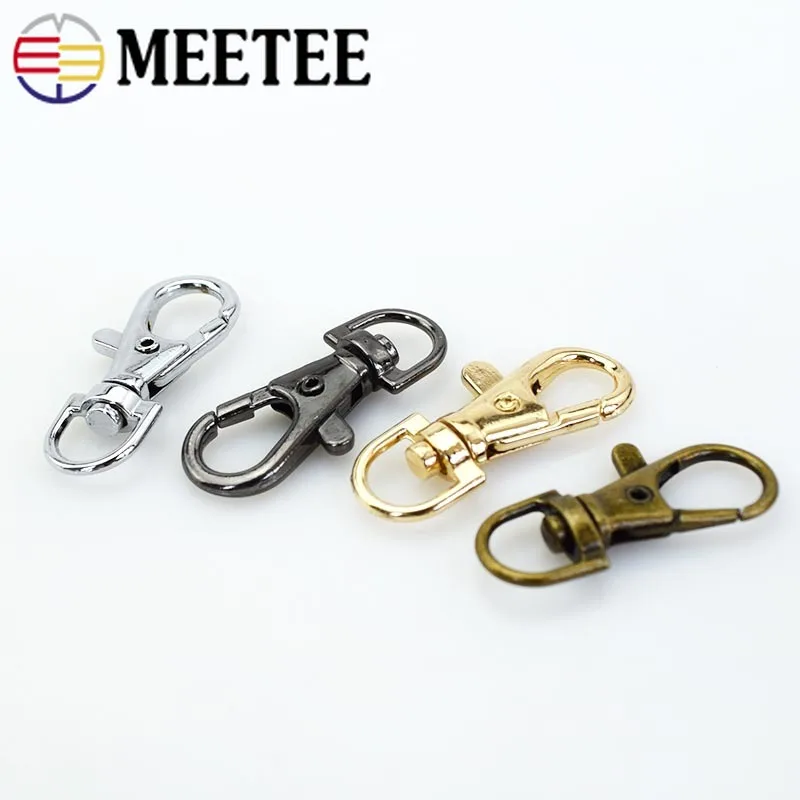 Meetee 20/50/100 шт. 10 мм металлический поворотный триггер Омаров застежки зажим