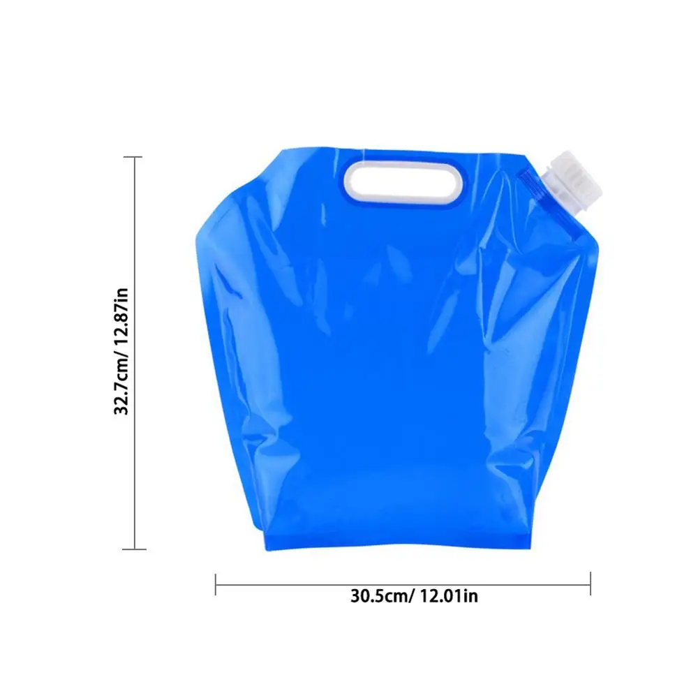 Складная складная сумка для воды 4 цвета 5 л большая емкость прозрачная хранения