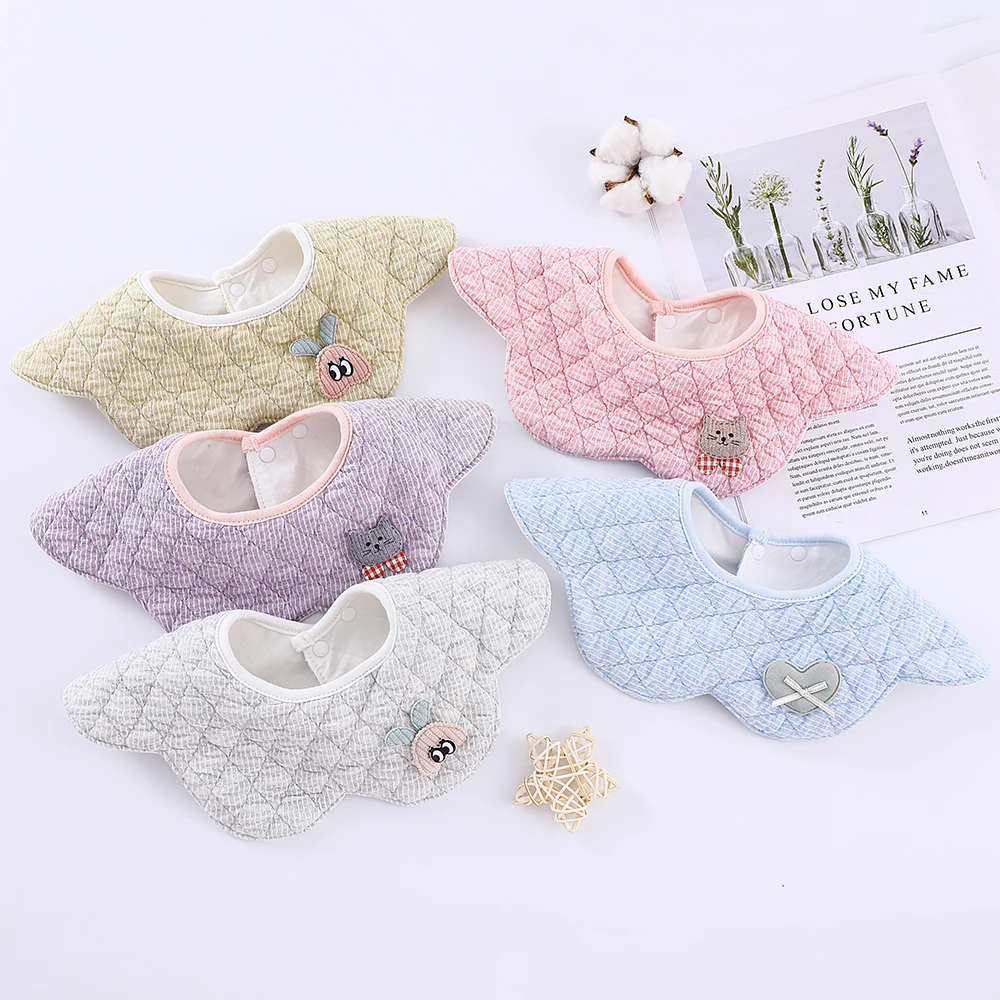 

Высококачественные детские нагрудники, водонепроницаемые зимние нагрудники в форме цветка, детская ткань, нагрудник для новорожденных из ...