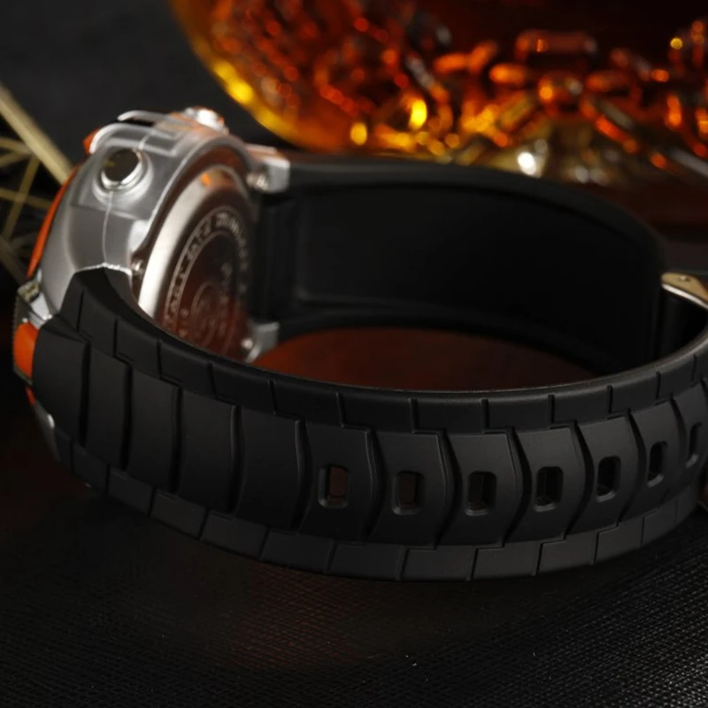 Часы наручные OHSEN Мужские Цифровые спортивные светодиодсветильник с резиновым