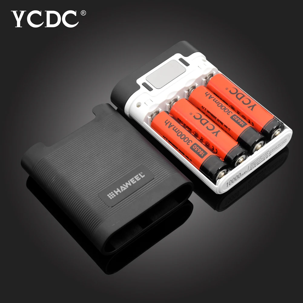 Чехол для внешнего аккумулятора Micro USB корпус с портативным аккумулятором 2/4*18650 DIY