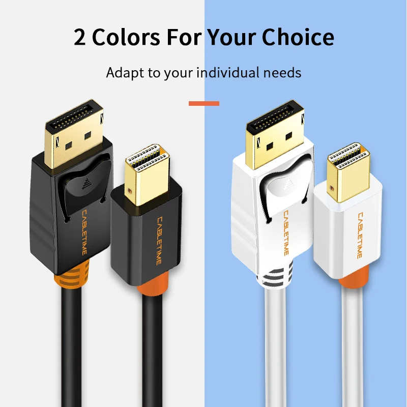 Кабель CABLETIME Mini DisplayPort к кабелю DP 4K HD мини для ноутбука Macbook C053 | Электроника