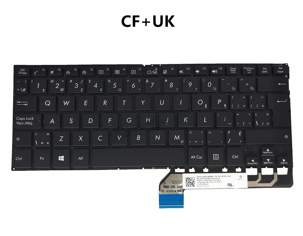 Клавиатура для ноутбука/ноутбука Asus Zenbook Flip UX360 UX360U UX360UA US RU TH HE BE CF CS GK TR NE WB