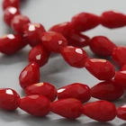 Хрустальные бусины STENYA 10*15 мм, 10 шт. в форме слезы, граненые ювелирные изделия, серьги, ожерелье, стеклянные подвески, полудрагоценные аксессуары для творчества