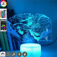 arena of valor hero role baili xuance led night light game souvenirs for teammates party 7 colors decor clock base table lamp