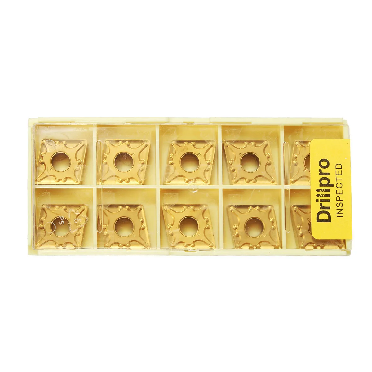 

10Pcs CNMG120408-MA US735 Lathe Turning Tools New Gold Carbide Insert CNC Blade External Turning Milling 20x16x4mm