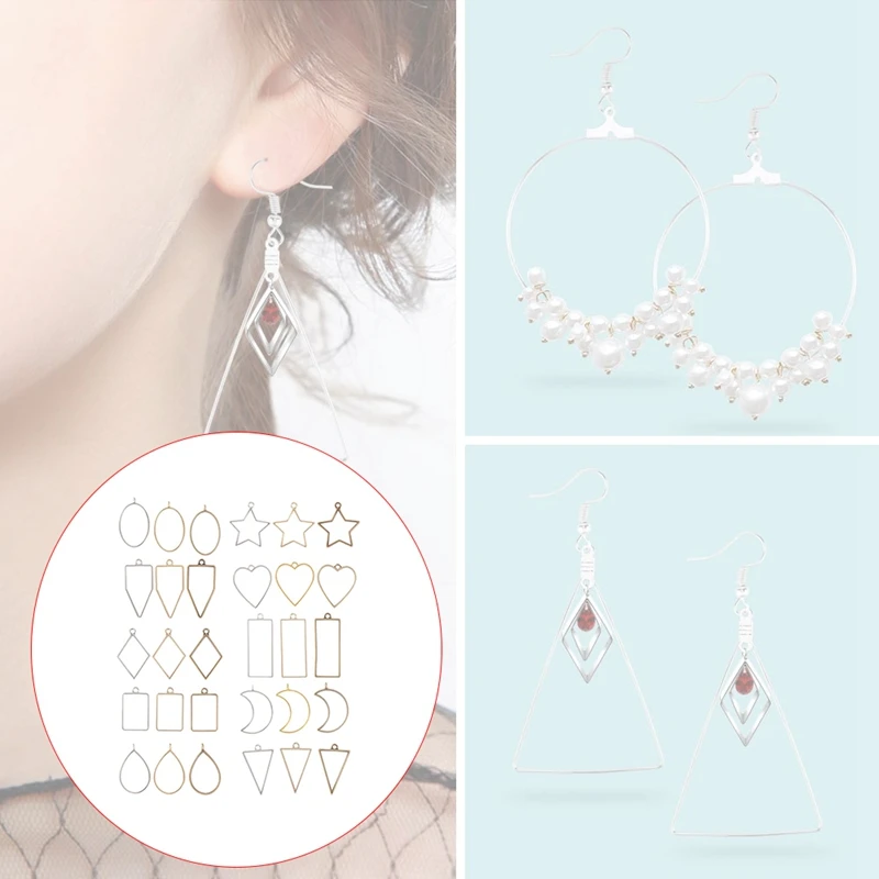 

30Pcs/Seta Beding Hoop Earring Jewelry Finding Beading Hoop Earring Finding Jewelry Finding for Earring Jewelry Making