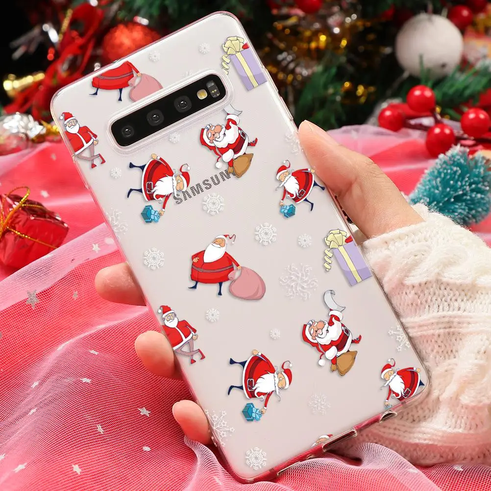 sd2zilw Счастливого Рождества термополиуретановые Чехлы для samsung Galaxy Note 10 S8 S9 S10 плюс 9 8 S6 S7 край M10 M20 M30 A70 A80 A50 A30 A40 A60 A20e чехол - Цвет: sd2zilw