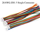 10 шт. ZH 1,5 JST Соединительный кабель провод ZH1.5 шаг 1,5 мм 2345678910 контактный Одиночный разъем электронная линия Разъем 10 см