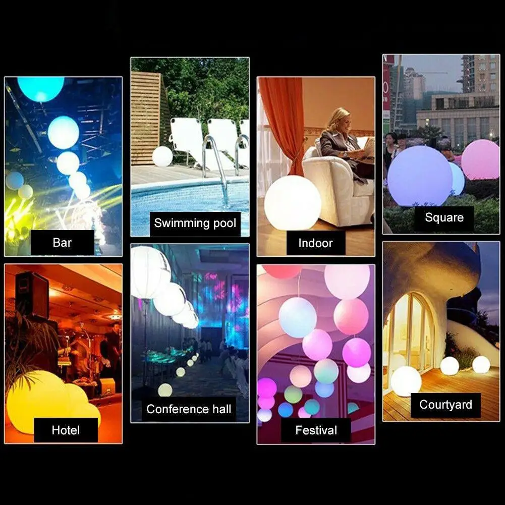 

Toys For Boys LED Waterproof Garden Ball Light Underwater Light Party Floating Christmas Pool Swimming Wedding Lawn Outdoor Lamp