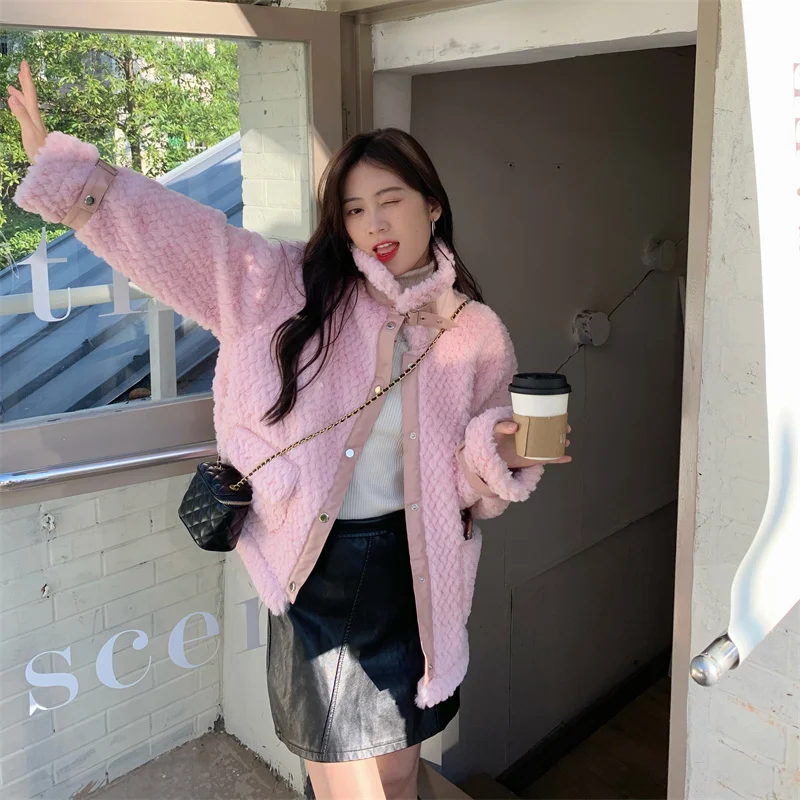 Меховая интегрированная мотоциклетная одежда хлопковая женская зимняя