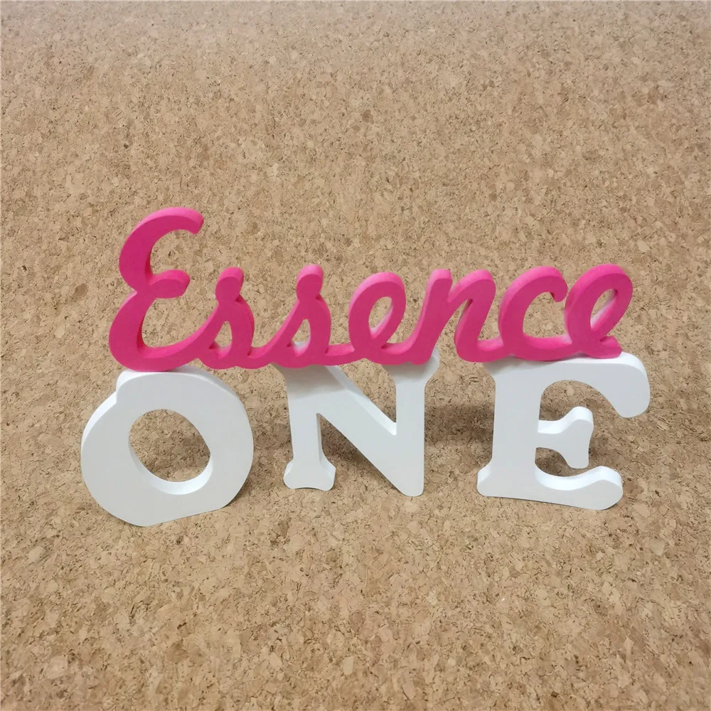 

Customized Wooden Standing wood Letters Sign Personalised Raw MDF Wedding Joint Names words