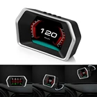 Автомобильный Тахометр, дисплей на лобовом стекле OBD2, GPS, датчик температуры масла, охлаждающей жидкости, Цифровой Автомобильный спидометр, двойная система, умные гаджеты