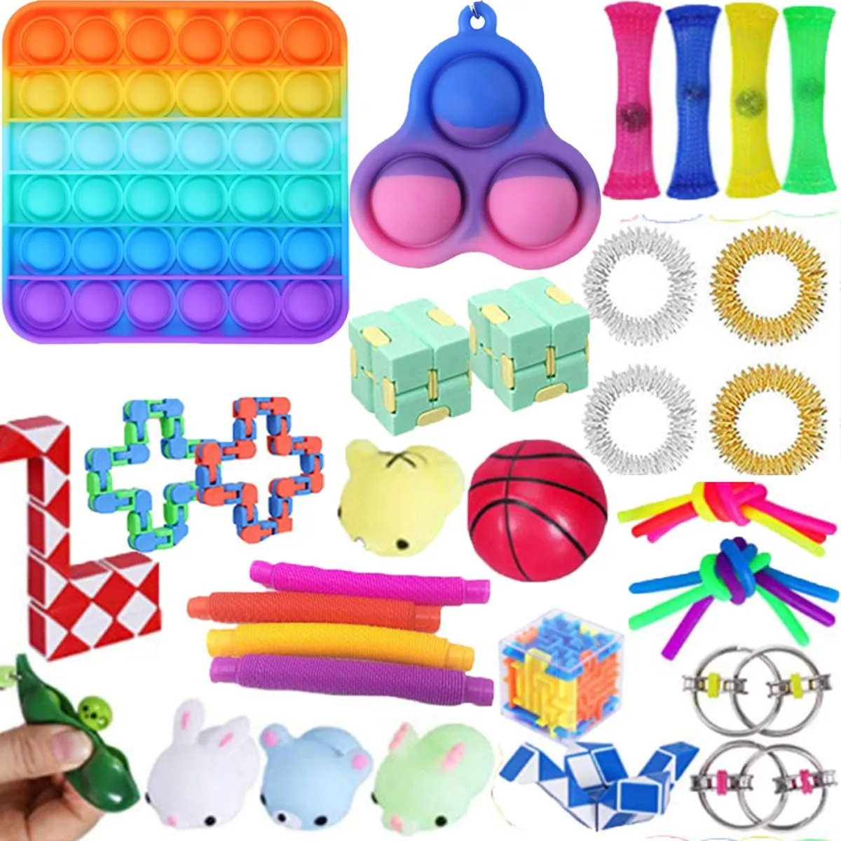 

Fidget Toys Set Sensory Fidget Toy Set Cheap Fidget Toys Relieve The Stress And Anxiety Popit Kawaii Anti Stress Funny Kids Toy