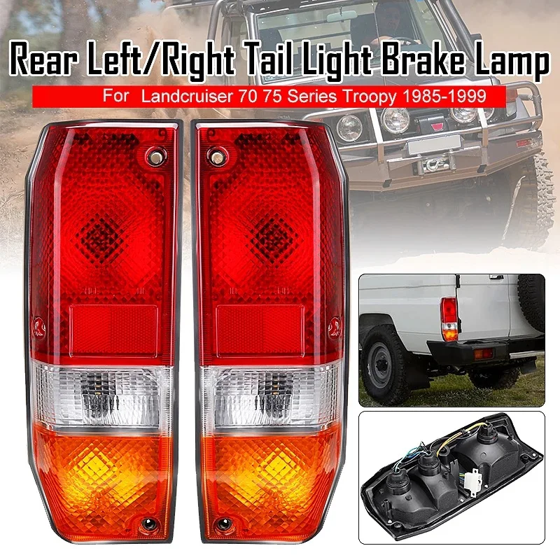 

2 шт., задсветильник фары в сборе для Toyota Landcruiser 70 75 серии 1985 -1999