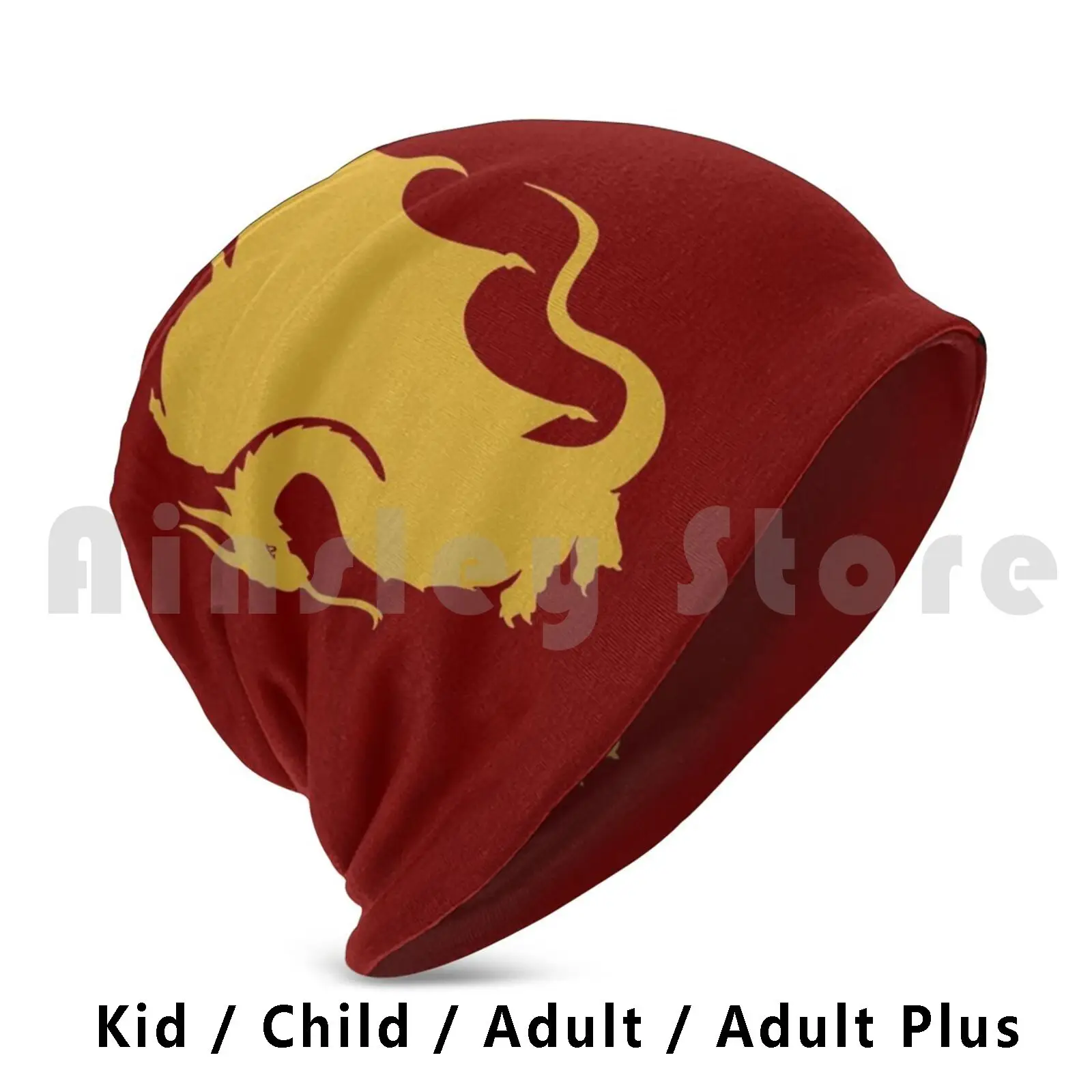 

Шапка-бини с драконом Артура, Удобная шапка-пуловер, Шапка-бини с драконом Мерлина Артура мертура