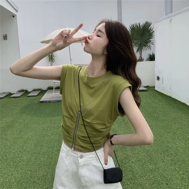 

sweet o-neck black off shoulder Korean style ladies tops Women's Clothing high quality Trend new summer T-Shirts camisa feminina