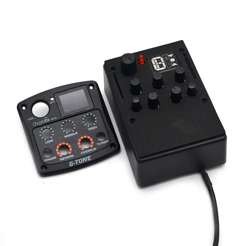 Cherub G Tone GT 5 Акустическая гитара Preamp Piezo Pickup 3 полосный эквалайзер встроенный
