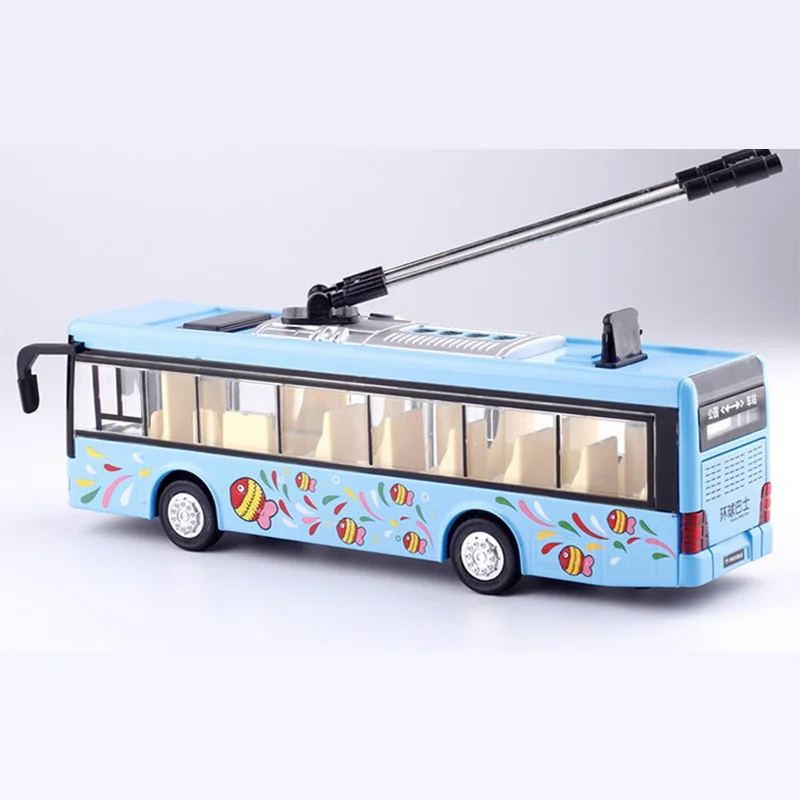 Детские игрушки модель экскурсионного автобуса из сплава 1/32 тележка автобус