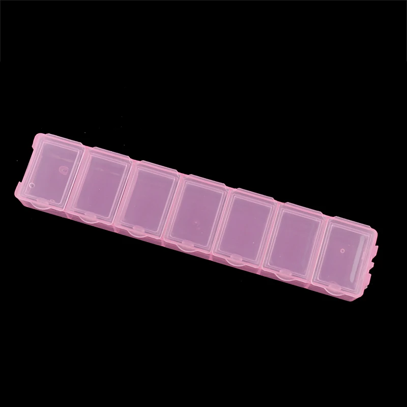 7Girds box pink 1000pcs/bag colourful round half pearl beads flat back For jewelry making Sewing Plastic ABS Pearl Beads2mm/3mm/4mm/5mm/6mm/8mm - Цвет: 7Girds box pink