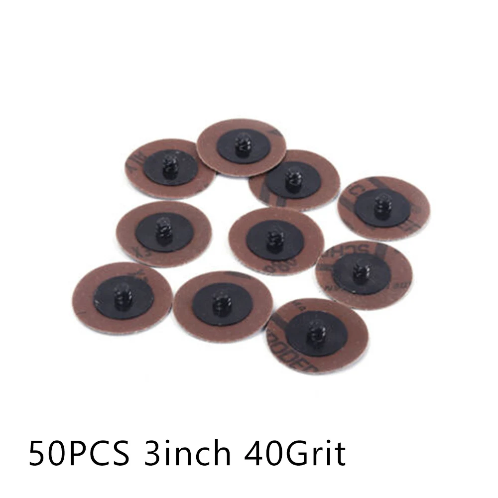 

3 Inch Sandpaper 40 Grit Type R Sanding Disc Set Pads Abrasive Tool Red