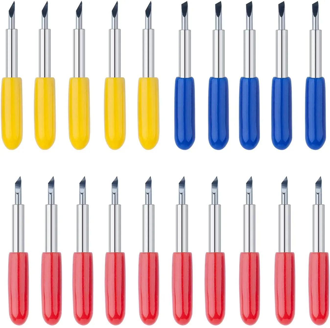 20 Pcs Replacement Blades for Cutting Machine Including 5PCS Fine-Point 10PCS Standard Blaeds and Deep Blade | Дом и сад
