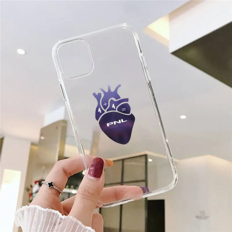 

PNL QLF Rapper Phone Case Transparent soft For iphone 5 5s 5c se 6 6s 7 8 11 12 plus mini x xs xr pro max