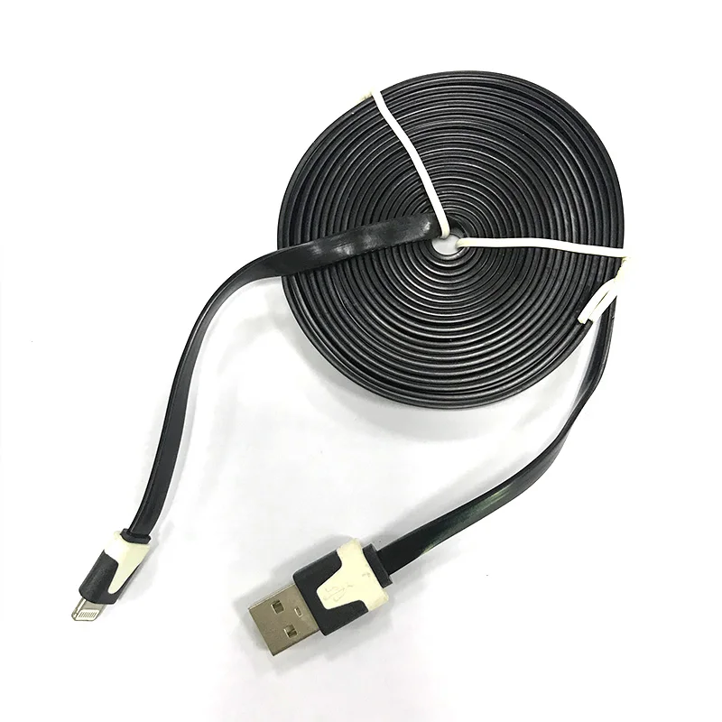 3 м черный USB 2 0 кабель для передачи данных и зарядки телефона линейный провод