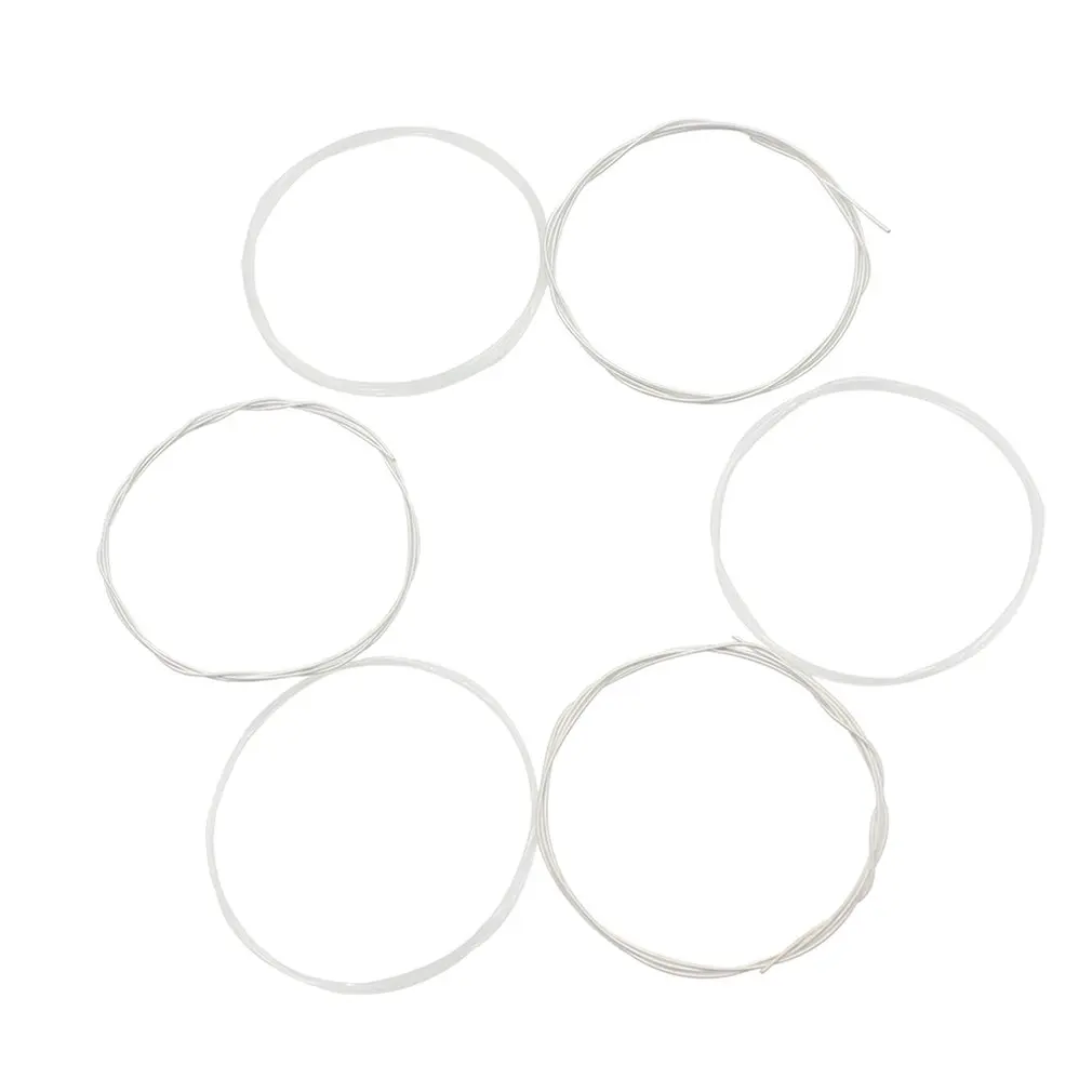 1 комплект гитарные струны нейлоновые Серебристые супер светильник для