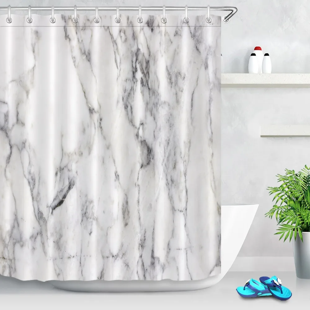 Оригинальная текстура сверхдлинная душевая занавеска с крючками экран для