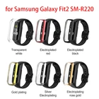 Ультратонкий защитный чехол для часов из ТПУ с гальваническим покрытием для Galaxy Fit2, защита на весь экран для Samsung Galaxy Fit2 SM-R220