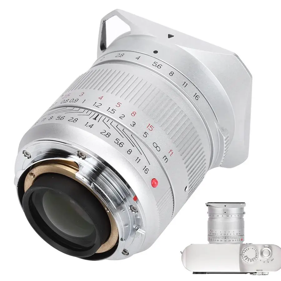 TTArtisan M35mm F1.4 Большая диафрагма M Mount ручная фокусировка Full Fame объектив камеры для