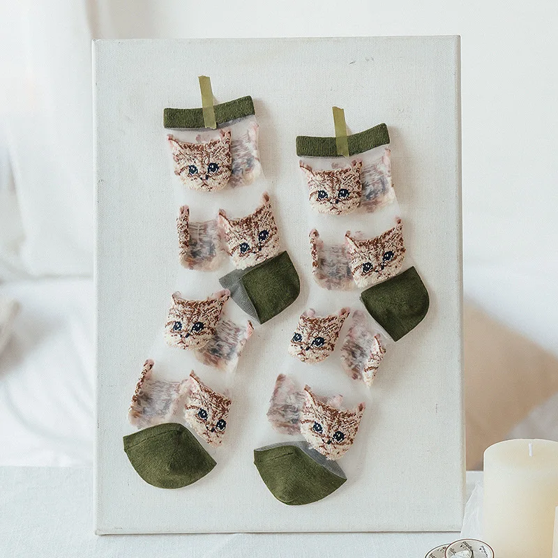 Новинка 2020 женские хлопковые носки с мультяшным рисунком сезон весна-лето модные