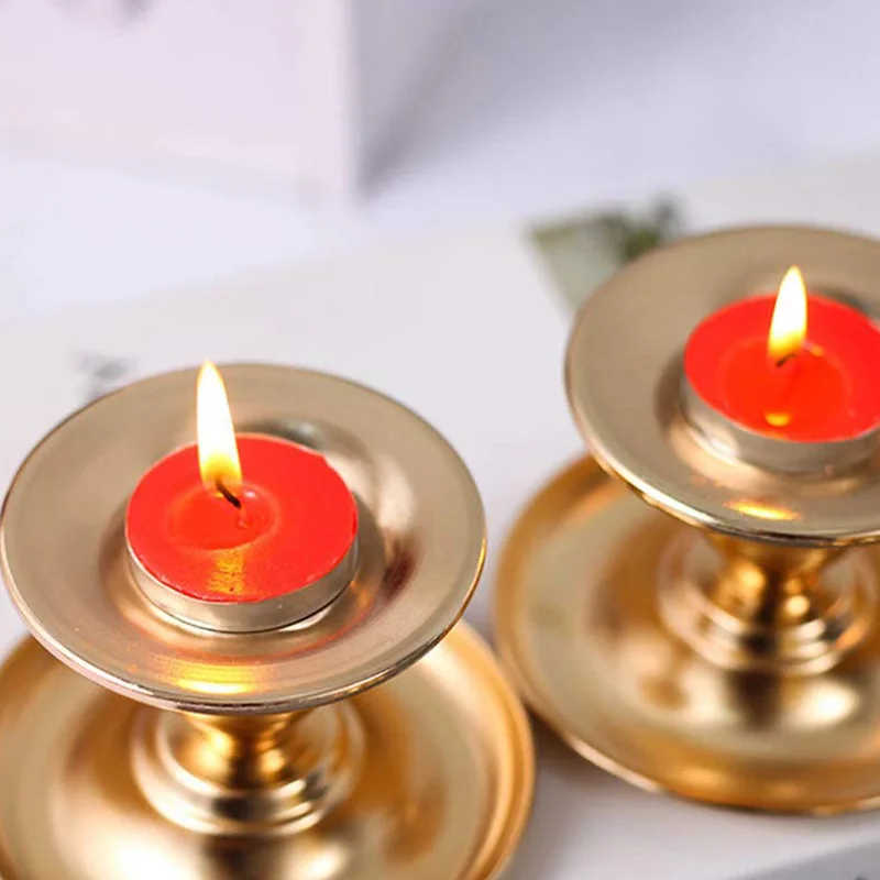 10 шт. металлический подсвечник подходит для конусных и подсвечников чайников