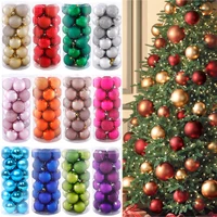 24pcs 68cm mix color christmas balls boxed christmas tree ornaments balls hanging pendant xmas decoration navidad new year 2022