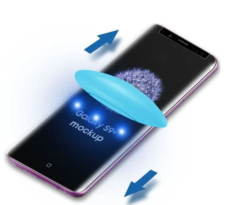 УФ закаленное стекло для Samsung S10 S10e plus Note 9 8 S9 S8 S7 Edge 5D полностью жидкое Защитное