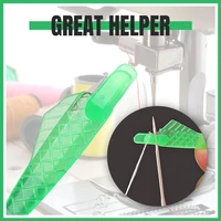 fish type sewing machine needle threader 5pcs sewing machine needle threader tools green fish type powerful function great helpe