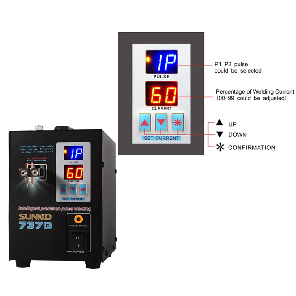 Аппарат для точечной сварки двухрежимный двухимпульсный точечный сварочный