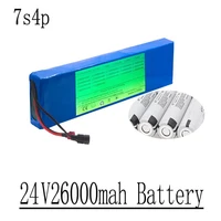 18650lithium battery for electric bicycle 24v 26ah 15a b ms with motor less than 350w