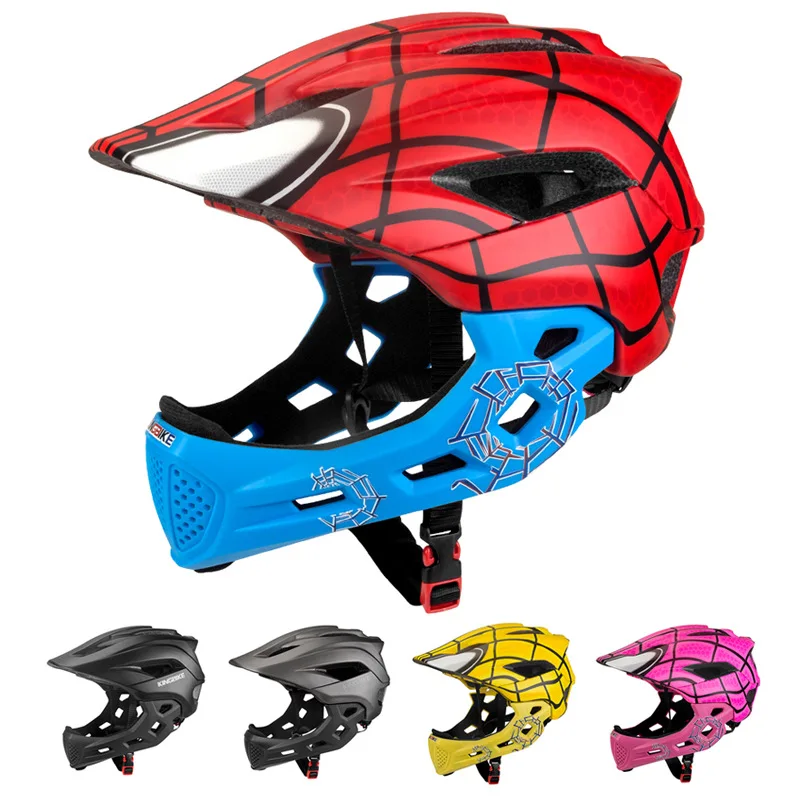 Детский многофункциональный спортивный шлем на все лицо велосипедный для